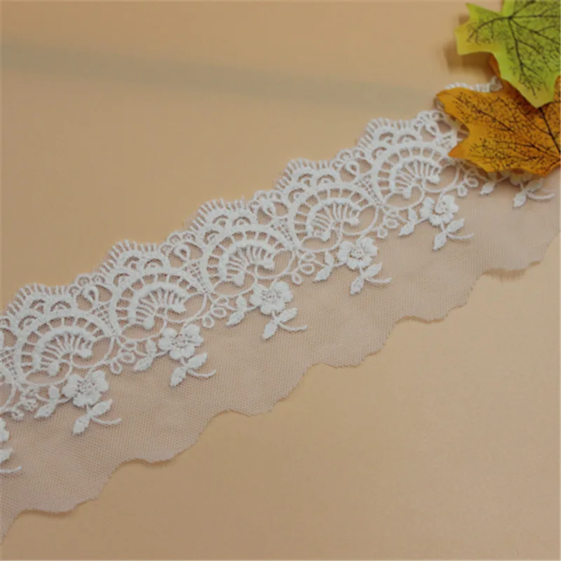 10 yard 7cm 2.75" wide ivory beige gauze mesh tulle cotton embroidered tapes lace trim ribbon fabric 1042583QL4K583
10 yard 7cm 2.75" wide ivory beige gauze mesh tulle cotton embroidered tapes lace trim ribbon fabric 1042583QL4K583