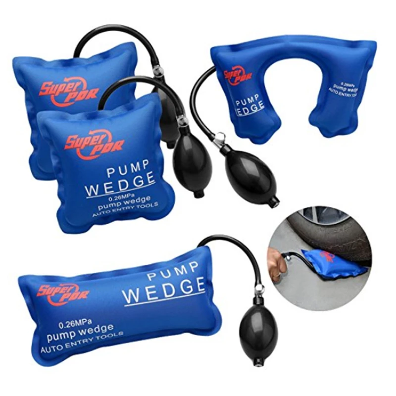 PDR 4 pieces Pump Wedge Auto Entry Tools Paintless Dent Repair Tools Keys Locksmith Tools Opening Car Pump Wedge Air Bag
PDR 4 pieces Pump Wedge Auto Entry Tools Paintless Dent Repair Tools Keys Locksmith Tools Opening Car Pump Wedge Air Bag