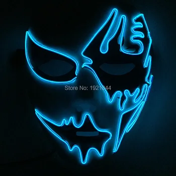 10 Color Choice EL Wire Blinking Mask with DC-3V Steady on Driver EL wire rope cable Party Mask for Festival Decor
10 Color Choice EL Wire Blinking Mask with DC-3V Steady on Driver EL wire rope cable Party Mask for Festival Decor