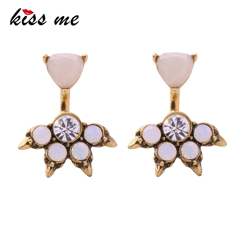 Kiss Me Brand Pink Opal Stud Earrings for Women Fashion Jewelry Charming Party Antique Gold Color Earrings
Kiss Me Brand Pink Opal Stud Earrings for Women Fashion Jewelry Charming Party Antique Gold Color Earrings