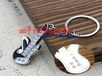 by dhl or ems 100pcs 2017 New Year Gifts Fashion Key Chain Silver Plated Black Enamel Glaze Rock Guitar Keychain
by dhl or ems 100pcs 2017 New Year Gifts Fashion Key Chain Silver Plated Black Enamel Glaze Rock Guitar Keychain