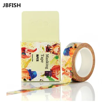 JBFISH DIY Paper washi tape Cartoon Mr. Rabbit decorative Adhesive Tape/masking tape Stickers Size 15mm*10m 3059
JBFISH DIY Paper washi tape Cartoon Mr. Rabbit decorative Adhesive Tape/masking tape Stickers Size 15mm*10m 3059