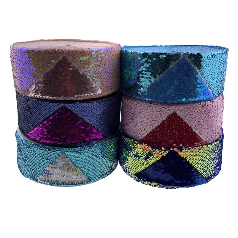 BOCA ribbon shipping free 3''75mm 50 yards double colors reversible sequin ribbon Blingbling Soft Fabric
BOCA ribbon shipping free 3''75mm 50 yards double colors reversible sequin ribbon Blingbling Soft Fabric