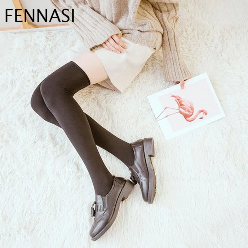 FENNASI 1 Pair Women Girl Over Knee High Stockings Autumn Winter Warm Knit Soft Thigh High Long Stockings Girl Solid Color Black
FENNASI 1 Pair Women Girl Over Knee High Stockings Autumn Winter Warm Knit Soft Thigh High Long Stockings Girl Solid Color Black