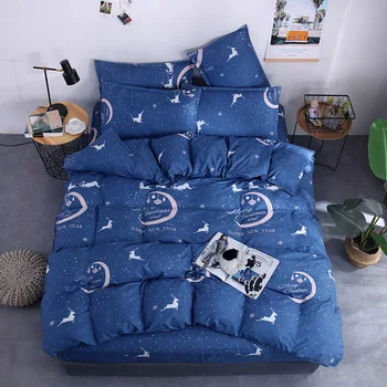 Home Textile Deer blue Bedding Sets For Boy Kid Teenage King Queen full Twin Christmas Duvet Cover Pillow Cases Flat Bed Sheets
Home Textile Deer blue Bedding Sets For Boy Kid Teenage King Queen full Twin Christmas Duvet Cover Pillow Cases Flat Bed Sheets