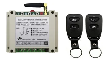 New AC220V 250V 380V 30A 2CH Remote Control Light Switch Relay Output Radio Receiver Module and 2 pcs Belt buckle Transmitter
New AC220V 250V 380V 30A 2CH Remote Control Light Switch Relay Output Radio Receiver Module and 2 pcs Belt buckle Transmitter