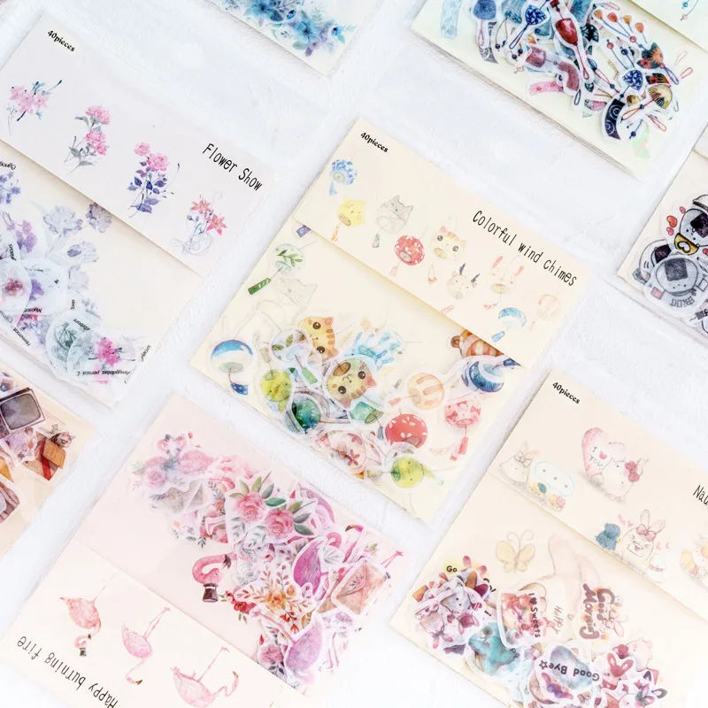 40pcs/lot Cute Cartoon Decorative Diy Diary Stickers Kawaii Planner Scrapbooking Sticky Stationery School Supplies
40pcs/lot Cute Cartoon Decorative Diy Diary Stickers Kawaii Planner Scrapbooking Sticky Stationery School Supplies