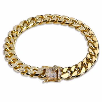 10mm Miami Curb Cuban Chain Bracelet For Men AAA Rhinestones CZ Box Lock Bling Iced Out Mens Hip Hop Rapper Bracelets Jewelry
10mm Miami Curb Cuban Chain Bracelet For Men AAA Rhinestones CZ Box Lock Bling Iced Out Mens Hip Hop Rapper Bracelets Jewelry