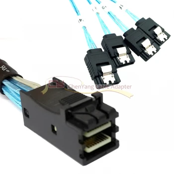 1pcs/Internal Mini SAS SFF-8643 Host to 4 SATA 7pin Target Hard Disk 6Gbps Data Server Raid Cable 50cm
1pcs/Internal Mini SAS SFF-8643 Host to 4 SATA 7pin Target Hard Disk 6Gbps Data Server Raid Cable 50cm