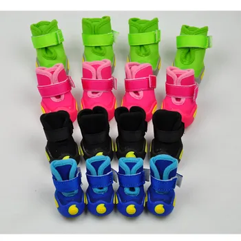 Pet Dog Shoes Waterproof Non-slip New Arrival Polar Fleece Winter Warm Boots Small Dog Puppy Shoes 4 Colors 4 pcs/set
Pet Dog Shoes Waterproof Non-slip New Arrival Polar Fleece Winter Warm Boots Small Dog Puppy Shoes 4 Colors 4 pcs/set