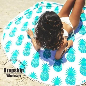 HOT 148cm Cover Up Bikini Cover-up Tassels Round Beach Towel Pineapple Vintage Floral Mandala Print Summer Beach Swim Tassel Mat
HOT 148cm Cover Up Bikini Cover-up Tassels Round Beach Towel Pineapple Vintage Floral Mandala Print Summer Beach Swim Tassel Mat