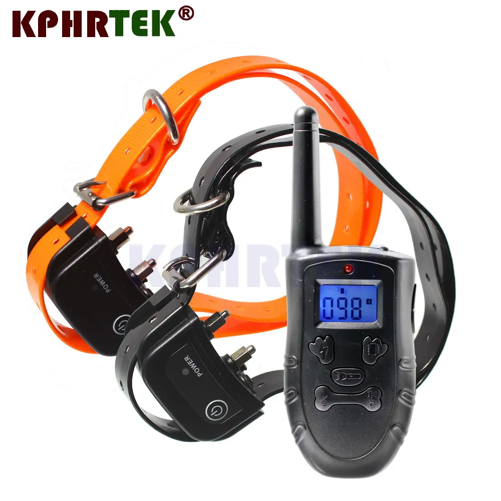 KPHRTEK Remote Rechargeable And Waterproof Electronic Dog Training Collar H183DR With LCD Display Support 3 Dogs e34
KPHRTEK Remote Rechargeable And Waterproof Electronic Dog Training Collar H183DR With LCD Display Support 3 Dogs e34