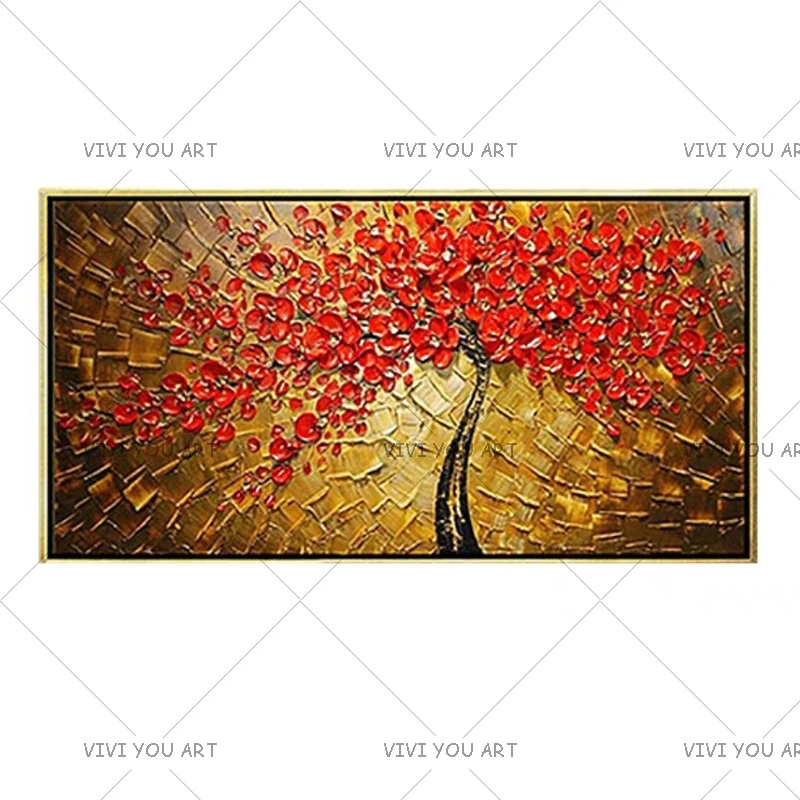 Handmade Modern Abstract Red Flower Palette Knife Oil Painting on Canvas Living Room Decorative Hand Painted Wall Art Pictures
Handmade Modern Abstract Red Flower Palette Knife Oil Painting on Canvas Living Room Decorative Hand Painted Wall Art Pictures
