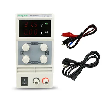 KPS3606D Mini LED Three-Digit Digital Display Adjustable DC Power Supply 0~36V 0~6A 110V-220V Switching Power Supply 0.1V/0.01A
KPS3606D Mini LED Three-Digit Digital Display Adjustable DC Power Supply 0~36V 0~6A 110V-220V Switching Power Supply 0.1V/0.01A