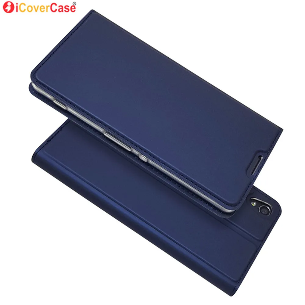 

iCovercase Flip Build-in-Magnet Cover Leather Case for Sony Xperia XA1 G3121 Plus G3412 XA2 ultra XZ1 XZ2 Mini Funda Capa Etui