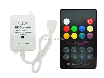 Brand New 18Key RF Music Controller Sound Sensor DC12 - 24V Common Anode For 5050 3528 RGB LED Strip Free Shipping
Brand New 18Key RF Music Controller Sound Sensor DC12 - 24V Common Anode For 5050 3528 RGB LED Strip Free Shipping