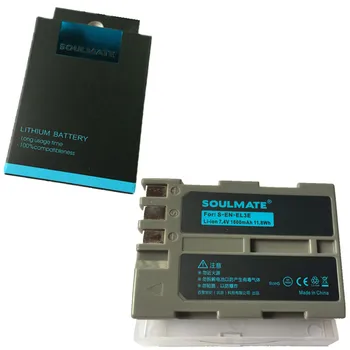 SOULMATE EN-EL3E lithium batteries pack EN EL3e Digital Camera Battery EL3e For Nikon ENEL3E EN EL3E D30 D50 D70 D90 D70S D300
SOULMATE EN-EL3E lithium batteries pack EN EL3e Digital Camera Battery EL3e For Nikon ENEL3E EN EL3E D30 D50 D70 D90 D70S D300