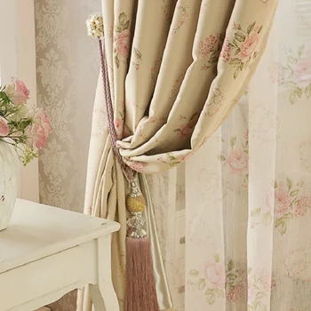 WLIARLEO Psatoral Blackout Curtains Printed Pink Rose Cloth Curtain Sheer Voile Curtain For Bedroom romantic Decor window drapes
WLIARLEO Psatoral Blackout Curtains Printed Pink Rose Cloth Curtain Sheer Voile Curtain For Bedroom romantic Decor window drapes