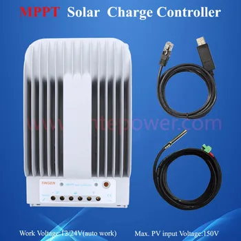 40A MPPT Solar Charge Controller with Intelligent Lighting TRACER4215BN with PC USB Communication & Temperature Sensor Cable
40A MPPT Solar Charge Controller with Intelligent Lighting TRACER4215BN with PC USB Communication & Temperature Sensor Cable
