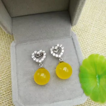 Natural chalcedony earrings earrings s925 silver agate chaly pure natural green earrings
Natural chalcedony earrings earrings s925 silver agate chaly pure natural green earrings