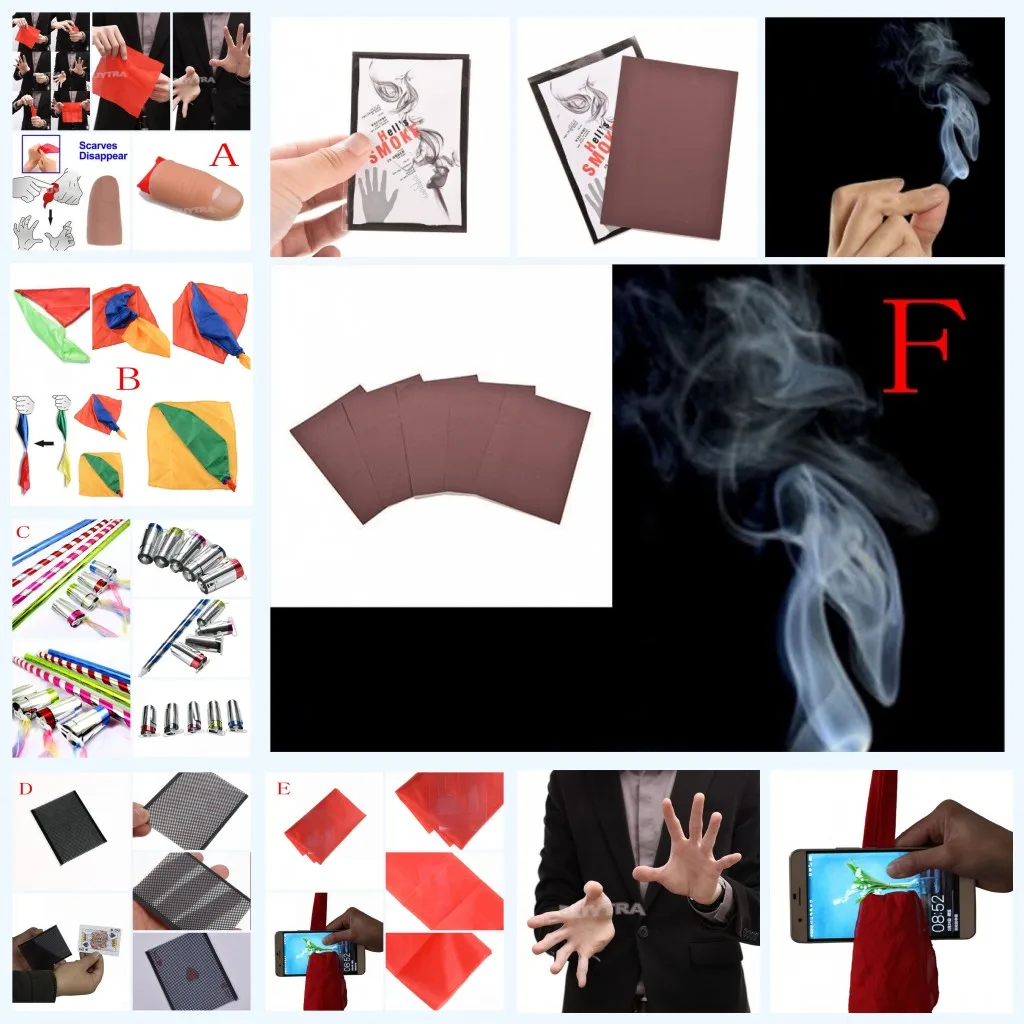 1Set Disapper Smoke Stage Magic Show Props Magic Tricks Tools Party Game Show Magic Tricks Fun Toys For Men Women 6 Styles
1Set Disapper Smoke Stage Magic Show Props Magic Tricks Tools Party Game Show Magic Tricks Fun Toys For Men Women 6 Styles