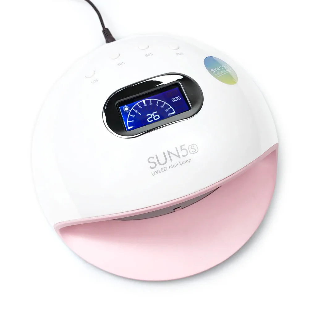 2019 New SUN5s 72W UV Lamp With Sensor LED Nail Dryer Manicure 30PCS LEDS Dual Light Cure Gel Nail Lamp For Nail Polish Tools
2019 New SUN5s 72W UV Lamp With Sensor LED Nail Dryer Manicure 30PCS LEDS Dual Light Cure Gel Nail Lamp For Nail Polish Tools