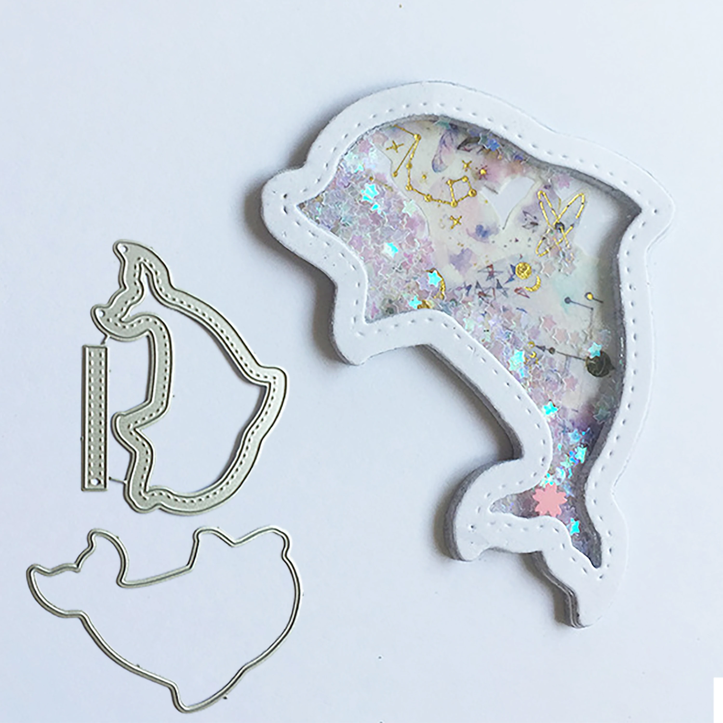 Dolphin Metal Cutting Dies Knife Mold For DIY Gift Scrapbooking Album Paper Cards Decoration Craft Embossing Die Cut
Dolphin Metal Cutting Dies Knife Mold For DIY Gift Scrapbooking Album Paper Cards Decoration Craft Embossing Die Cut