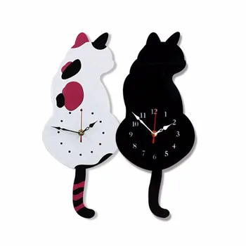 1pc Acrylic Clocks Wall Stickers Creative Cartoon Tail movement Cat Wall Clock stick Way Silence Wall hanging Clocks Home Decor
1pc Acrylic Clocks Wall Stickers Creative Cartoon Tail movement Cat Wall Clock stick Way Silence Wall hanging Clocks Home Decor