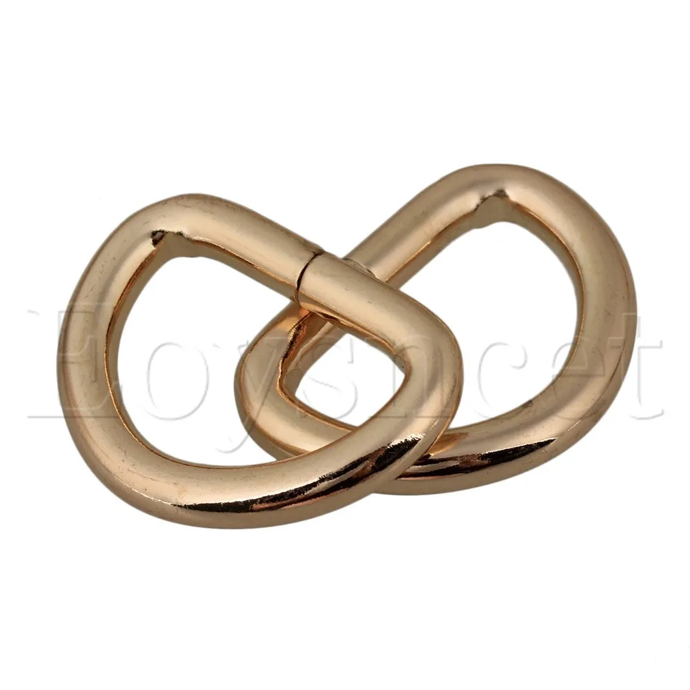 20PCS Gold Metal 2.5cm DIY D Rings Loop Ring Buckles for Backpack Bag 
20PCS Gold Metal 2.5cm DIY D Rings Loop Ring Buckles for Backpack Bag
