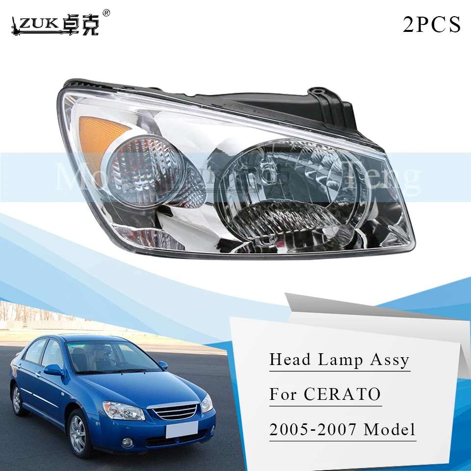 ZUK 1PAIR Front Bumper Headlight Headlamp Head Light Head Lamp Sub-Assy For KIA CERATO 2005 2006 2007
ZUK 1PAIR Front Bumper Headlight Headlamp Head Light Head Lamp Sub-Assy For KIA CERATO 2005 2006 2007