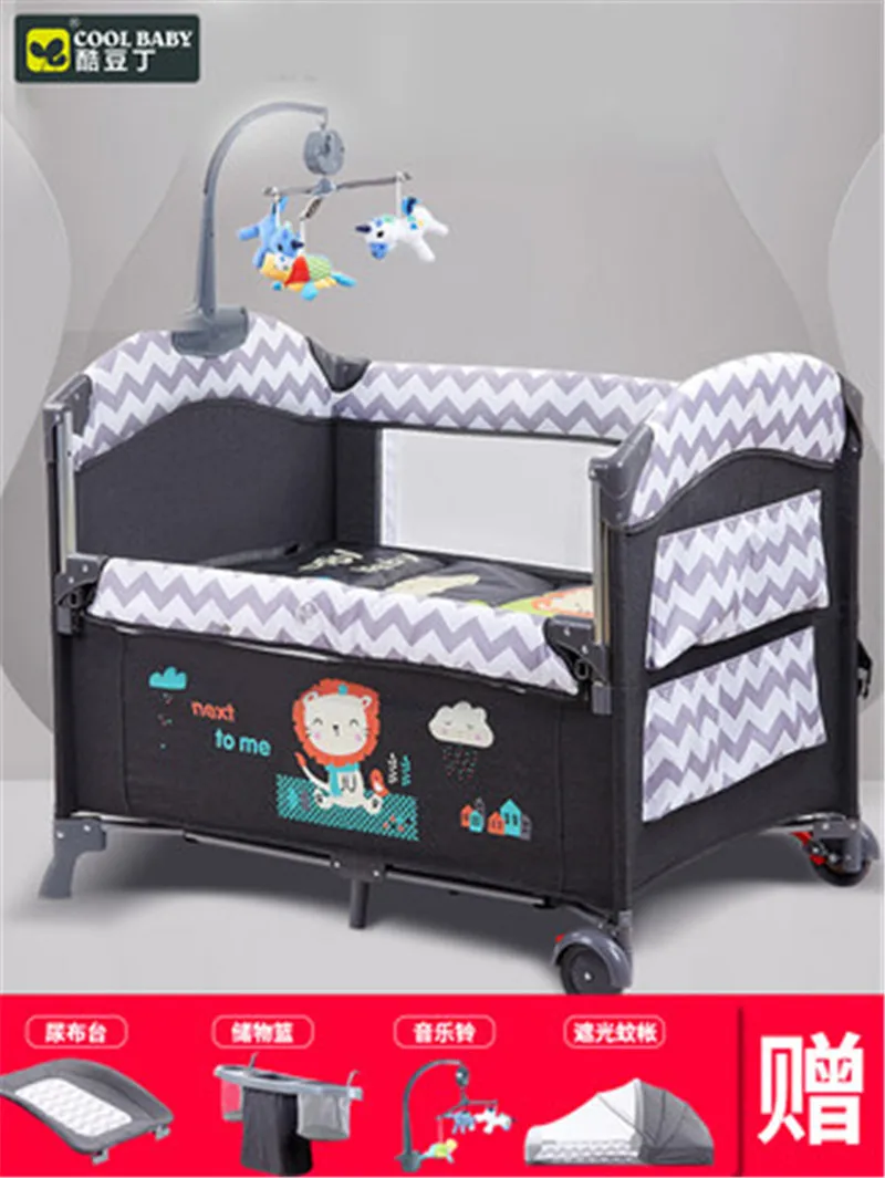 Coolbaby crib multi-function collapsible portable baby bed cradle bed crib splicing bed
Coolbaby crib multi-function collapsible portable baby bed cradle bed crib splicing bed
