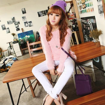 2016 Autumn Winter Loose Knitted Sweater Women Long Sleeve Jumper Women Sweaters And Pullovers Female Casual Full Femme
2016 Autumn Winter Loose Knitted Sweater Women Long Sleeve Jumper Women Sweaters And Pullovers Female Casual Full Femme