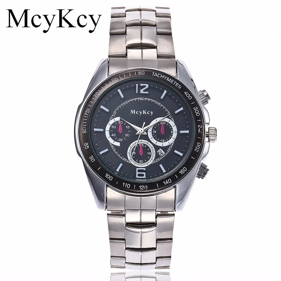 McyKcy Brand Full Stainless Steel Analog Display Date Men's Quartz Watch Luxury Men Business Watch Clock Relogio Masculino
McyKcy Brand Full Stainless Steel Analog Display Date Men's Quartz Watch Luxury Men Business Watch Clock Relogio Masculino