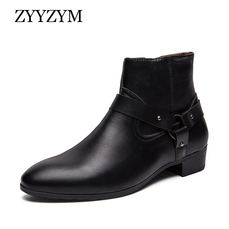 ZYYZYM Men Boots Leather Spring Autumn Black Men Ankle Boots Brithsh Chelsea Boots for Men Plus Size EUR 39-47 Zapatos De Hombre
ZYYZYM Men Boots Leather Spring Autumn Black Men Ankle Boots Brithsh Chelsea Boots for Men Plus Size EUR 39-47 Zapatos De Hombre
