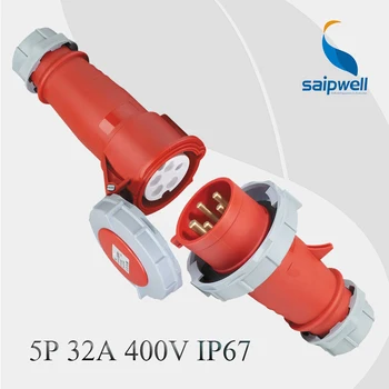 IP67 5P 415V 32A Female Socket & Male Plug CEE IEC 60309-2 
IP67 5P 415V 32A Female Socket & Male Plug CEE IEC 60309-2