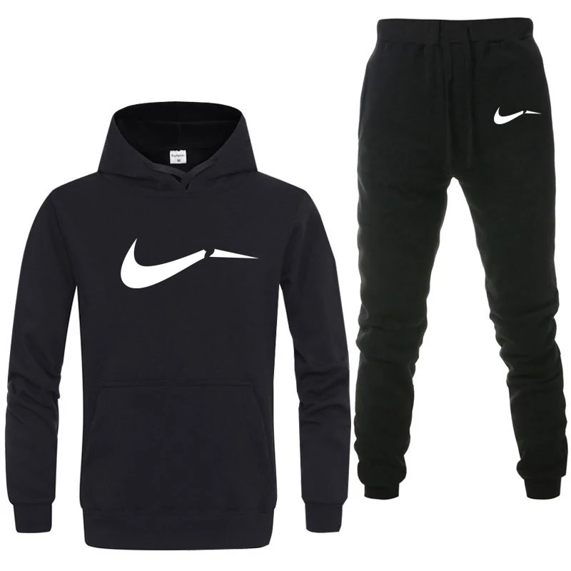 Winter Fleece Hoodie Set Long Pullover Sweatpants 2 piece Tracksuit Men Student Autumn Warm Casual Sportswear brand clothing
Winter Fleece Hoodie Set Long Pullover Sweatpants 2 piece Tracksuit Men Student Autumn Warm Casual Sportswear brand clothing
