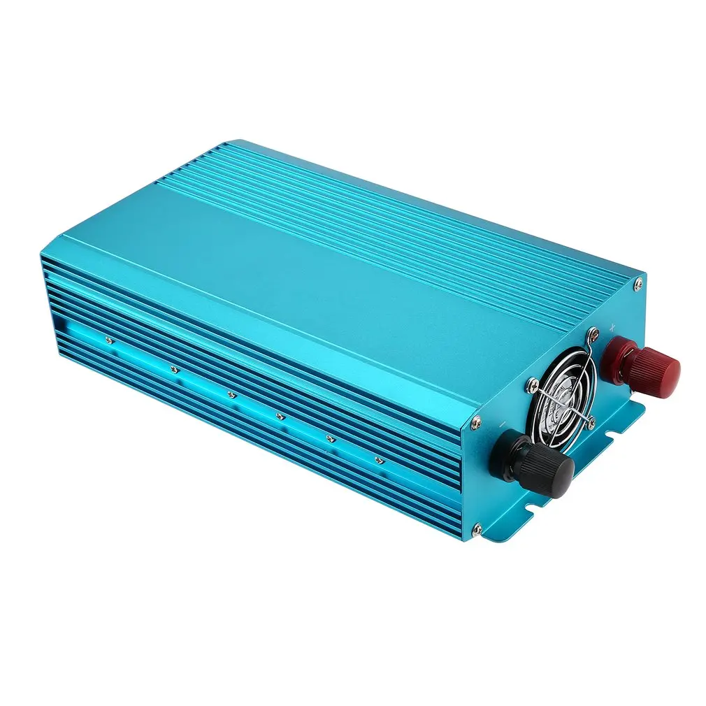 Pure Sine Wave Inverter DC12V To AC220V 1000W Car Inverter Aluminum Alloy Housing High Conversion Efficiency Transformer
Pure Sine Wave Inverter DC12V To AC220V 1000W Car Inverter Aluminum Alloy Housing High Conversion Efficiency Transformer