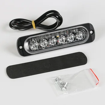 6 LED Warning Emergency Construction Surface Mount Beacon Flash Caution Strobe Light Bar 18W Blue Red Yellow Amber
6 LED Warning Emergency Construction Surface Mount Beacon Flash Caution Strobe Light Bar 18W Blue Red Yellow Amber