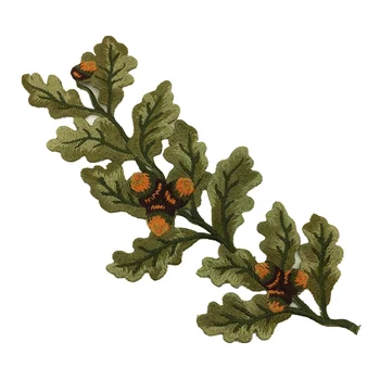 4pc Acorn Oak Embroidery Patch Leaf Applique Sew On Embroidered Patches For Clothing Stickers Clothes Parches Bordados AC1475 
4pc Acorn Oak Embroidery Patch Leaf Applique Sew On Embroidered Patches For Clothing Stickers Clothes Parches Bordados AC1475