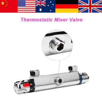 1 PcsThermostatic valve Modern Chrome Thermostatic Shower Mixer Bar Replacement Valve Bath Mixer tap shower mixing valve valvula
1 PcsThermostatic valve Modern Chrome Thermostatic Shower Mixer Bar Replacement Valve Bath Mixer tap shower mixing valve valvula