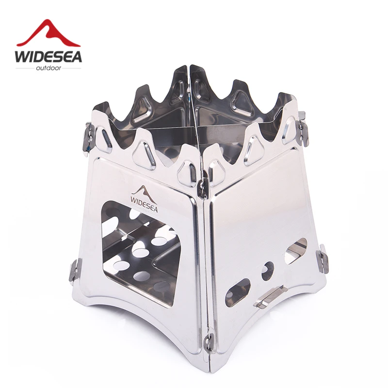 Widesea Foldable Wood Stove High Quality Outdoor Cooking Camping Folding Pocket Alcohol Coolout Stainless Steel Stove Picnic BBQ
Widesea Foldable Wood Stove High Quality Outdoor Cooking Camping Folding Pocket Alcohol Coolout Stainless Steel Stove Picnic BBQ