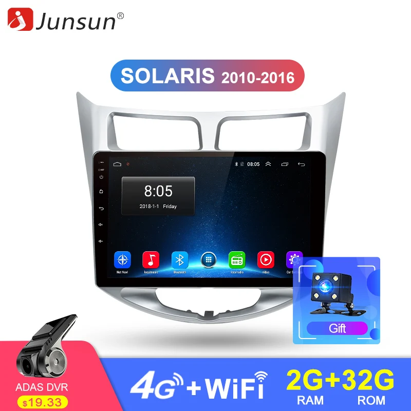 Junsun V1 2G+32G Android 9.0 DSP Car Radio Multimedia Video Player For Hyundai Solaris 1 2010-2016 Navigation GPS 2 din No DVD
Junsun V1 2G+32G Android 9.0 DSP Car Radio Multimedia Video Player For Hyundai Solaris 1 2010-2016 Navigation GPS 2 din No DVD
