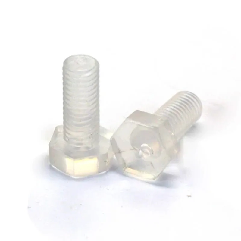 20pcs M6 Hex head Plastic transparent screw PC insulated screws Plastics bolt Acrylic bolts 8mm-50mm Length
20pcs M6 Hex head Plastic transparent screw PC insulated screws Plastics bolt Acrylic bolts 8mm-50mm Length