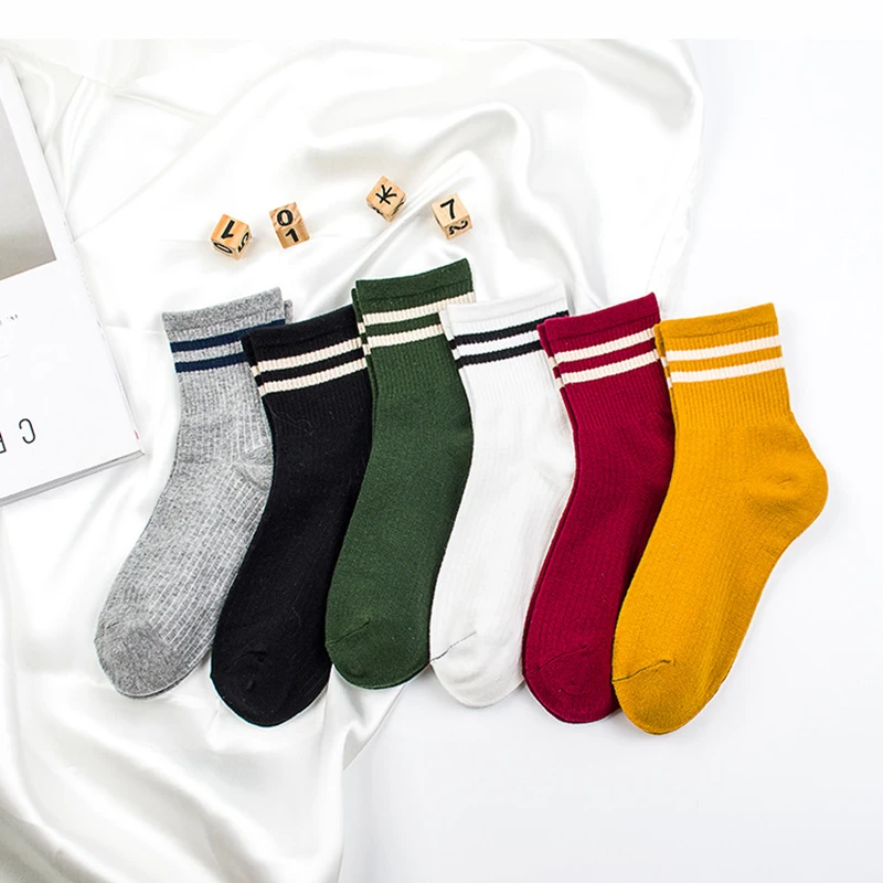 High Quality 5 Pairs/lot Women's Socks Autumn Winter Striped happy Socks brand Cotton Socks Fashion New
High Quality 5 Pairs/lot Women's Socks Autumn Winter Striped happy Socks brand Cotton Socks Fashion New