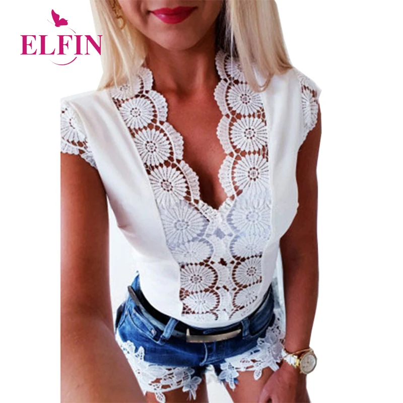 Summer Tee Shirt Femme V Neck Sleeveless Bandage Women Tshirt Lace Patchwork Sexy T-shirt 2XL SJ2374R
Summer Tee Shirt Femme V Neck Sleeveless Bandage Women Tshirt Lace Patchwork Sexy T-shirt 2XL SJ2374R