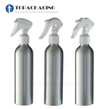 

10pcs*250ML Empty Portable Aluminum Trigger Spray Bottle Makeup Moisture Atomizer Pot Fine Mist Sprayer Bottle Hairdressing Tool