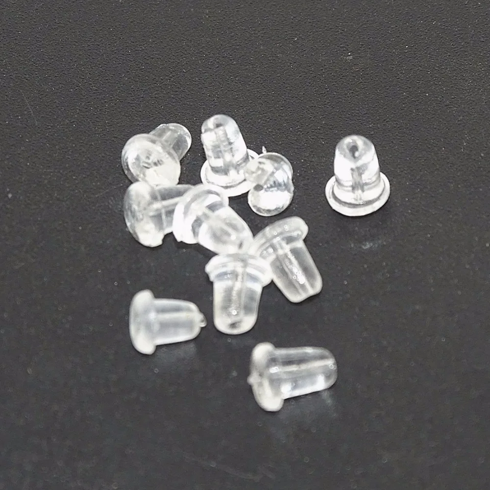 Earrings Jewelry Accessories Clear Silicone Barrel Bullet Plastic Rubber Ear Plugging Earring back Earstud Findings
Earrings Jewelry Accessories Clear Silicone Barrel Bullet Plastic Rubber Ear Plugging Earring back Earstud Findings