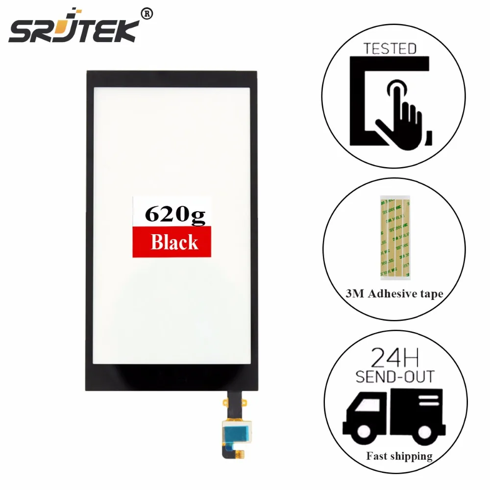Srjtek screen For HTC Desire 620 D620 620G Touch Screen Glass Digitizer Black Touch Replacement Parts+3M Adhesive
Srjtek screen For HTC Desire 620 D620 620G Touch Screen Glass Digitizer Black Touch Replacement Parts+3M Adhesive