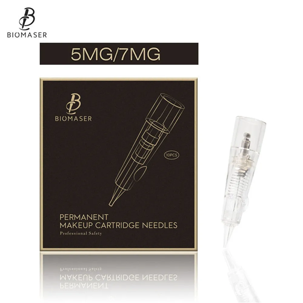 Biomaser 5/7MG Disposable Permanent Makeup Tattoo Needle Cartridge For Biomaser Permanent Makeup Machine Eyebrow Tattoo Lip
Biomaser 5/7MG Disposable Permanent Makeup Tattoo Needle Cartridge For Biomaser Permanent Makeup Machine Eyebrow Tattoo Lip