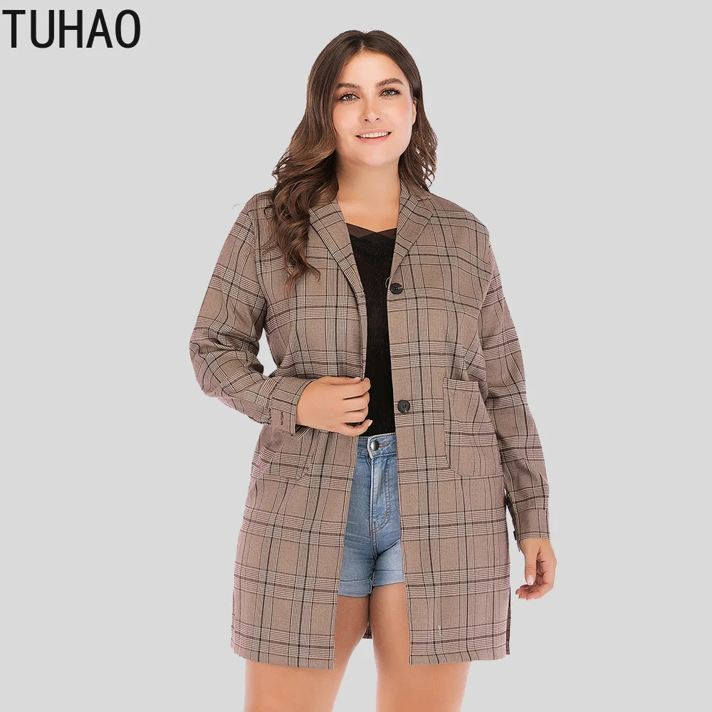 TUHAO Women Blazers 2019 Autumn Plus Size 4XL 3XL Woman Jacket Blazers Large Size Office Lady Plaids Coat Femme Outwear HC01
TUHAO Women Blazers 2019 Autumn Plus Size 4XL 3XL Woman Jacket Blazers Large Size Office Lady Plaids Coat Femme Outwear HC01